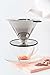 Venoly Conical Burr Coffee Grinder Stainless Steel Hand Crank Travel Coffee Grinder Set with Pour Over Coffee Dripper Brewed Coffee Maker