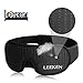 LEEKEN 3D Sleeping Eye Mask - 100% Lights Blockout Sleep Mask for Men Women, Cool Sports Fabric Eye Cover for Travel/Nap/Night Sleeping,Comfortable and Breathable