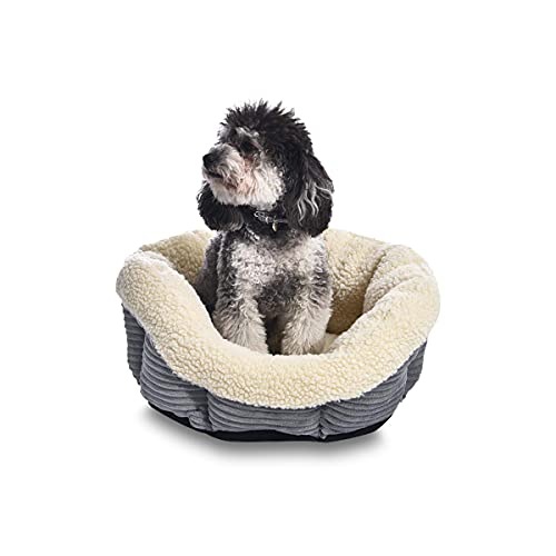 AmazonBasics Round Warming Pet Bed, 18" Pricepulse