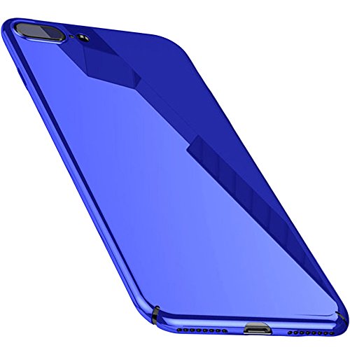 iPhone 7 Plus/8 Plus Piano Lacquer Case, ACMBO Bright Hard PC Ultra Thin Slim Case Anti-Scratches no-fade Glossy Coating Protective Cover Case for apple iPhone 8 Plus/7 Plus 5.5 inch,Sapphire Blue