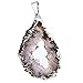 Rock Paradise Beautiful Agate Slice Druzy Pendant with Silver Plated Edge AM8B8-04