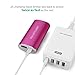 Portable Charger RAVPower 6700mAh (2.4A Output & 2A Input) External Battery Pack Power Bank Power Pack Backup Battery Charger for iPhone Xs, iPhone X, 8 Plus, Galaxy S9, S8, Note 8 and More - Pink