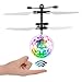 Maeffort RC Toy, RC Flying Ball, RC infrared Induction Helicopter Ball with Rainbow Shinning LED Lights for Kids, Teenagers Colorful Flyings for Kid's Toy