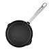 Anolon Authority Hard-Anodized Nonstick 3-Quart Covered Straining Saucepan with Pour Spouts, Gray
