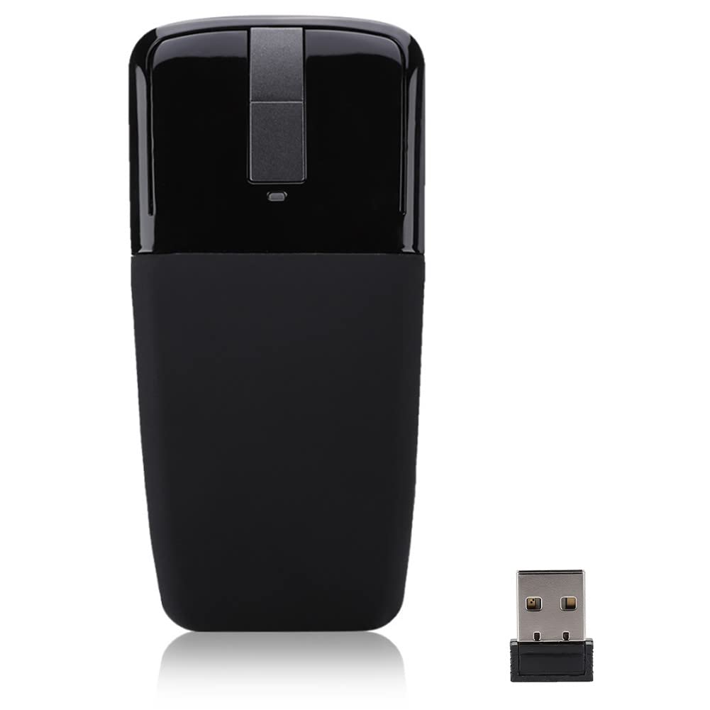 Socobeta Wireless Mouse Touch Thin Arc Optical Mouse Energy saving High sensitivity Folding Mouse for Computer