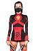 Leg Avenue Women's 3 Piece Dragon Ninja Costume