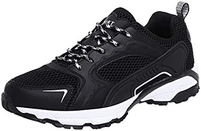 Moonuy Men's Summer Breathable Mesh Outdoor Walking Shoes Nonslip Sneakers Shoes Running Shoes Sneakers Sports Shoes Road Running Shoes Sneakers Anti-Slip Trainers for Running Fitness Gym Outdoor