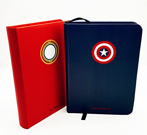Well-built The Avengers handsome American captain IronMan Batman spider man Superman notebook 2 Pack