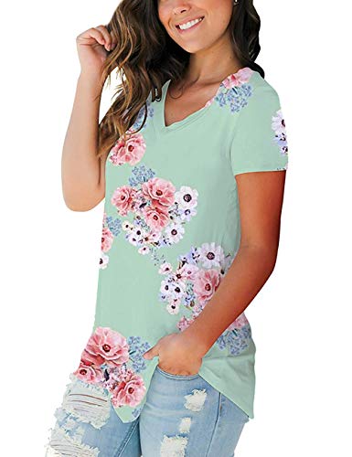 Women Tshirts Tops Blouse Spring Simple Ladies Lightweight Holiday T-Shirts Plus Size