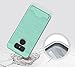 LG G6 Case, Vigeer [Card Slot Holder] [Shockproof Slim Fit ] Dual Layer Protection Card Slot Holder Hybrid Cover with Kickstand for LG G6 (Mint Green)
