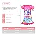 Nidoul Kid Girls Nightgown Night Dress Unicorn Rainbow Princess Pajamas Sleepwear Nightie (Rose Unicorn#3, 8-9 Years)