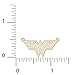 DC Comics Wonder Woman Jewelry for Women, Yellow Gold Plated Crystal Logo Pendant Necklace, 18
