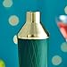 VonShef Green & Gold Cocktail Shaker Set in Gift Box with 16oz Shaker, Muddler, Bar Spoon, Jigger, Hawthorne Strainer, Julep Strainer, Bottle Pourer and Recipe Book