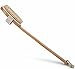 Wooden Shower Body Brush with Boar Bristle Made by Mira with Detachable Hand Grip Handle, Perfect for Dry Skin Brushing, Shower and Bath, an Essential for Cellulite Reduction, Skin Exfoliation (Wood)