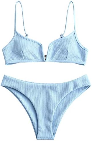 high cut cami bikini set