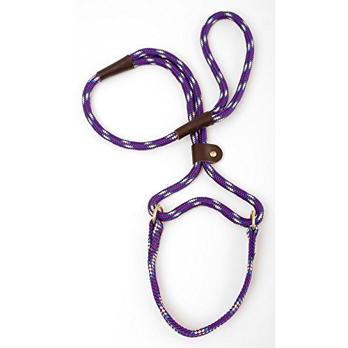 Mendota Big Dog Walker, Purple Confetti, 1/2" by 6'