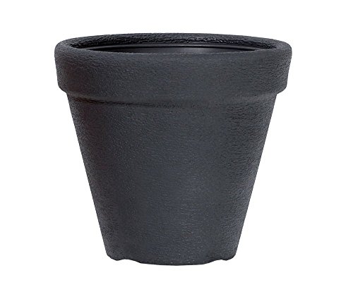 Blumentopf Pflanztopf Pflanzkübel Massiver Kunststoff Classic Blumenkübel Anthrazit Größen wählbar (57cm) von rg…