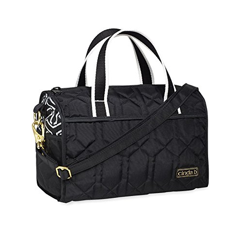 Cinda B Crosstown Satchel Jet Set Black