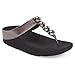 FitFlop Women's Rola Thong Sandals, Pewter, 9 M US