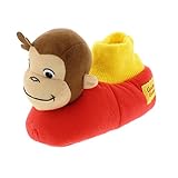 Curious George Boys Girls Sock Top Slippers (Toddler/Little Kid)