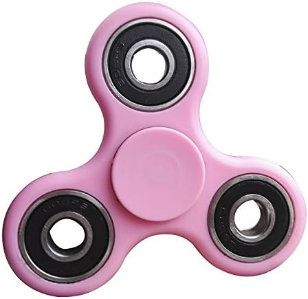 Hand Spinner Fidget Spinner Focus Toy,relieves your ADHD, anxiety, and boredom (Pink)
