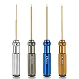 Neewer - Set of 4 Hexagonal Screwdrivers Made of Titanium Nitride with Coloured Handles.Compatible with 1.5, 2, 2.5 and 3mm Screws.