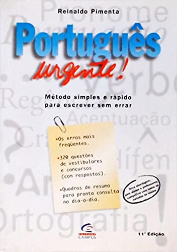 Português Urgente!: Método Simples e Rápido para Escrever Sem Errar at Amazon