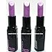 KLEANCOLOR 3 LIP STICK LS24 EVERLASTING LIPSTICK 760 LILAC FROST PURPLE KLSET08 + Free ZipBag