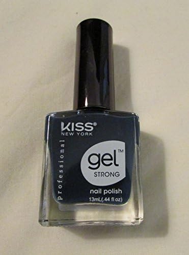 KISS NEW YORK Gel Strong Nail Polish .44oz - KNP067 Royalty (Dark Blue)