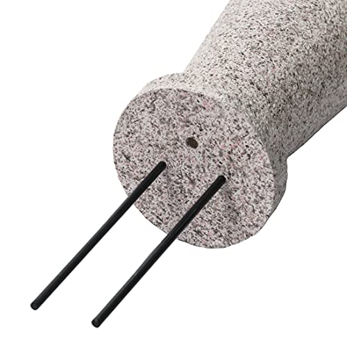 Everlasting Silk Flowers Cemetery Vase with Stakes Plastic Flower