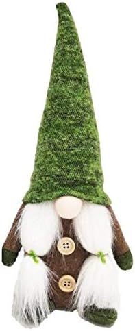 keyixing Elfe des grünen Waldes Nordic Weihnachtsmann Dekoration Senior