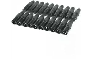 10 Pair XLR-DMX 3-Pin Male and Female MIC Snake-Plug Audio Microphone Cable Connectors for Microphone Cables Electrical Tools