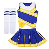 Alvivi Kids Junior Girls Cheerleading Uniform Cheer