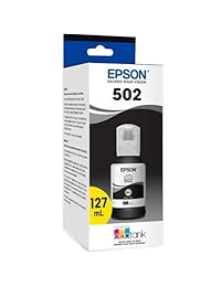 Epson T502 EcoTank Auto-Stop - Botella de tinta (ET-2700, ET-2750, ET-3700, ET-3750, ET-4750)
