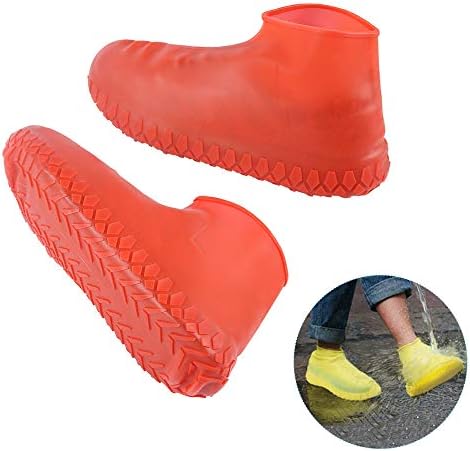 Cutedoy Shoe Covers,Outdoor Waterproof Silicone Shoes Covers and Reusable Rain Boots for Cycling,Outdoor,Camping,Fishing,Garden