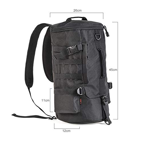 Chirsemey Pêche Sac à Dos, Grand Sac De Rangement Étanche Tackle, Canne à Pêche De Stockage Cylindrique Sac à…