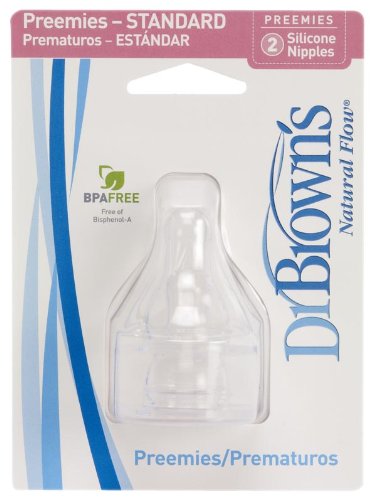 Dr. Brown's Original Nipple, Preemie (0m+), 2-Pack