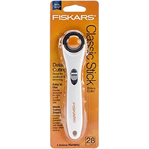 Fiskars 197980-1001 Stick Rotary Cutter, 28mm, White