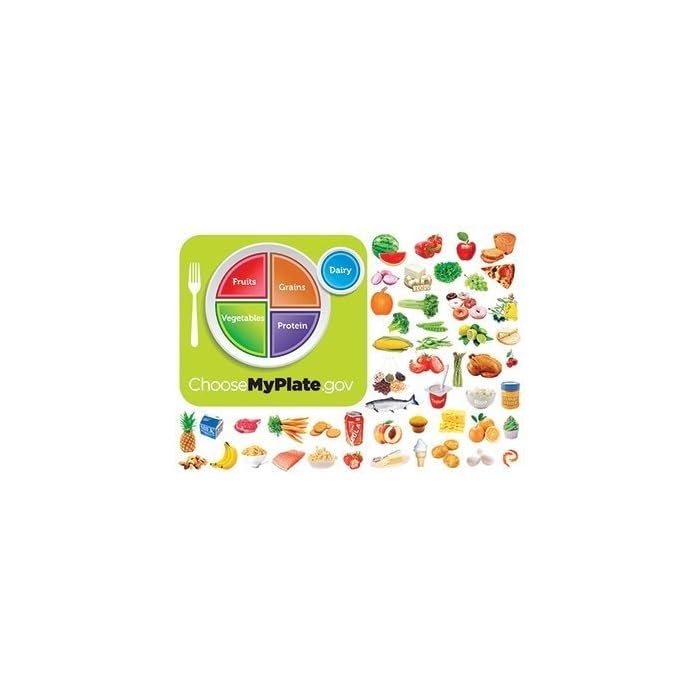 Buy Myplate Nutrition Felt Figures for Flannel Boards Includes Lesson Guide+ Vegetables