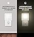 Lunara Plug-In LED Night Light, WARM White Nightlights with Dusk to Dawn Sensor for Hallways, Bathrooms, Kitchen, Stairs, Energy Efficient and Compact, UL Approved, 2-Pack
