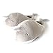 Smoko Adorable Narwhal Slippers, Unicorn of The Sea, Plush Squishy Moccasins