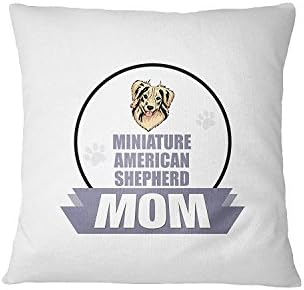 MINIATURE AMERICAN SHEPHERD DOG MOM Sofa Bed Home Decor Pillow Cover Pillow &amp; Cover Set RENJUNDUN