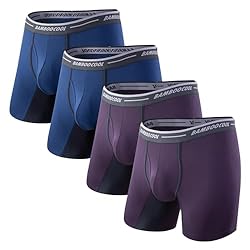 BAMBOO COOL Men's Underwear Boxer Briefs Soft