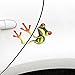 3D Peep Frog Vinyl Car Graphics window Sticker Decal Decor For longboards, snowboards, coffin Laptop, Ipad, Window, Wall, Car, Truck, Motorcycle, Computers, Notebooks etc. (8WX9L, PIC 2)