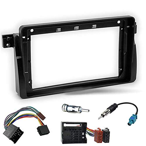 Sound-way - 9" inch dash car stereo facia radio adapter compatible with BMW 3 serie (E46) 1998-2005 - KA22-498