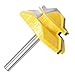 BRILLIFE 45 Degree Medium Lock Miter Router Bits,1/4