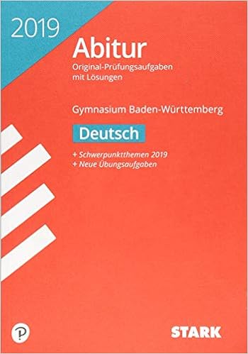 Stark Abiturprufung Bawu 2019 Deutsch Amazon De Bucher