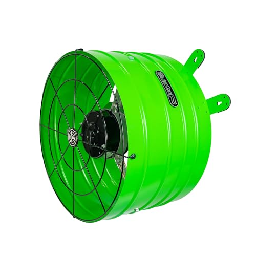 Quietcool AFG SMT ES-3.0 Smart Attic Fan for Gable Vents - Up to 2801 CFM - As low as 22 Watts - Smart App Control - Thermostat and Humidistat - 20ft Power Cord - Plug-and-play - Three Speed