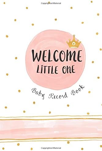 Welcome Little One - Baby Record Book: Baby's Daily Log Book, Track and Monitor Your Newborn Baby's Schedule: Volume 9 Paperback โ 19 Mar. 2017