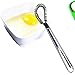 Stainless Steel Mini Spring Egg Beater Silicone Whisk Magic Hand Held Sauce Stirrer Blender Milk Frother Foamer Coffee Mixer (2Pack-Silicone+Steel coil)
